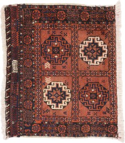 Turkmen Tappeto 40x60 (Iran) Annodato A Mano