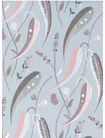 Nina Campbell Carta da parati Colbert - French Grey/ Pink