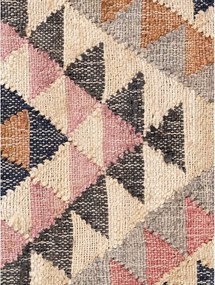 Passatoia grigia in iuta tessuta a mano 80x200 cm Roya Parsa – Elle Decoration