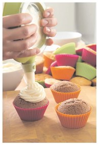Set di 6 teglie per muffin in silicone colorato - Lékué