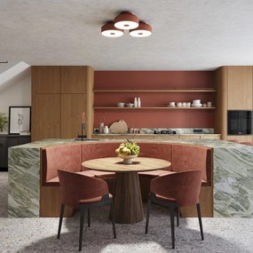 Plafoniera arancione ø 30 cm Blacko – Sollux