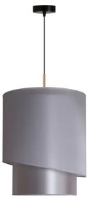 Duolla - Lampadario a sospensione con filo PARIGI 1xE27/15W/230V diametro 40 cm argento/oro