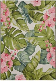 Tappeto a pelo corto da interno-esterno Flair Tropical