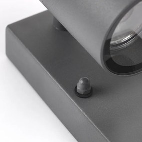 Lampada da parete per esterni antracite IP44 con sensore di movimento - Solo