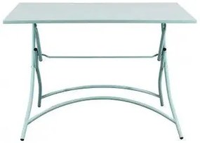Tavolo pieghevole Bristol in acciaio 110 x 70 cm, Verde