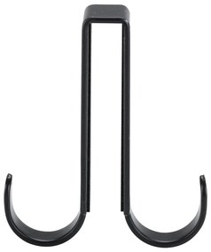 Gancio bifacciale nero per porta della doccia Vieste - Wenko