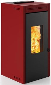 Stufa pellet idro INVICTA TERAMO 17 PLUS 17.2 kW bordeaux