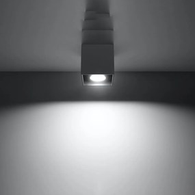 Faretto grigio scuro 10x10 cm Geo - Nice Lamps