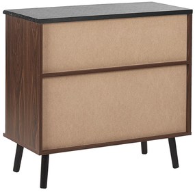 Credenza in colore legno wenge PERTH Beliani