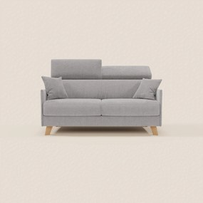 Sole divano letto matrimoniale design compatto - poggiatesta reclinabili e 100% sfoderabile in tessuto smacchiabile T23