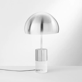 Lampada da tavolo Igea grigio nickel, marmo 2xE14 LUCE AMBIENTE DESIGN