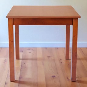 Tavolo fisso in legno con gamba quadrata RISTORANTE misura 80x80 CILIEGIO