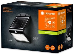 Ledvance - Applique a LED solare con sensore FARFALLA LED/4W/3,7V IP65