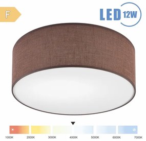 Brilagi - Plafoniera LED SIRIJA LED/12W/230V diametro 35 cm marrone
