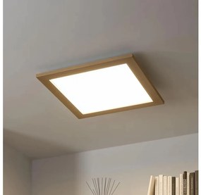 Brilagi - Plafoniera LED SLIMFRAME WOOD LED/36W/230V 49,5x49,5 cm marrone