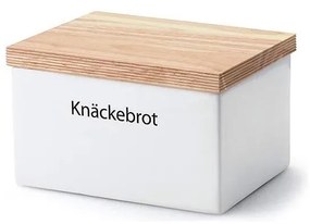 Continenta C3950 - Contenitore ceramico con coperchio 17,5x13,5x11 cm caucciù