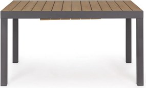 Tavolo da pranzo da giardino in alluminio 90x140 cm Elias - Bizzotto