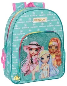 Zaino Scuola Rainbow High Paradise Turchese 28 x 34 x 10 cm