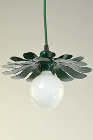 Bohemia-Design - Lampada a sospensione con cavo 1xE27/60W/230V verde