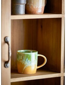 Tazzina gialla e verde chiaro in gres 400 ml Milani – Bloomingville