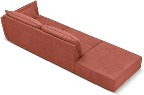 Divano angolare rosso Vanda - Mazzini Sofas