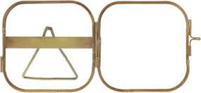 Cornice in metallo color oro 11x10 cm - Rex London