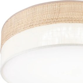 Plafoniera LED SIRJA BOHO LED/36W/230V ø 45 cm beige/crema
