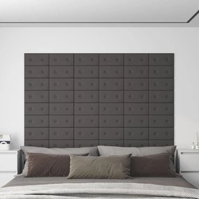 Pannelli Murali 12 Pz Grigi 30x15 Cm İn Similpelle 0,54 M² /