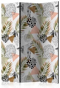 Paravento Tropical Geometry [Room Dividers]