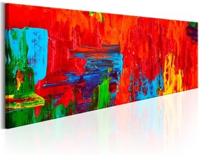 Quadro Fiery Fantasy  Colore Verde, Dimensioni e Misure 120x40