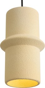 Lampada a sospensione retrò beige a 3 luci - Monti