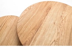 Set di 2 tavolini da salotto VEYLOR in rovere