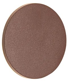 Lampada da parete moderna per esterni marrone ruggine con LED IP54 - Skyf