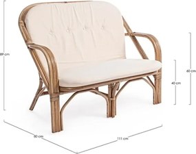 Set Salotto In Rattan Con Cuscini Divano Poltrone E Tavolino Golf Bizzotto