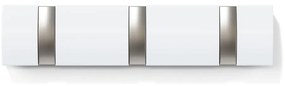 Appendiabiti da parete bianco in legno di pioppo Flip - Umbra