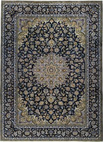 Kashan Tappeto persiano 300x410 Blu (Iran) Annodato A Mano