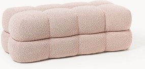 Panca imbottita in bouclé Ellie
