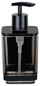 WENKO 71444800 - Dispenser per sapone VACUUM-LOC QUADRO ED 7,5x16 cm nero