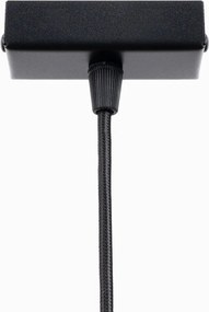 Lampadario LED nero in metallo Nebula – Sollux