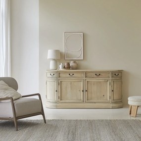 Tikamoon - Credenza in legno di pino da 180 cm Celeste