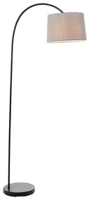 Endon 78163 - Lampada da terra CARLSON 1xE27/60W/230V grigio/nero