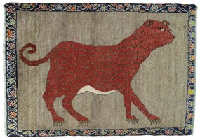 Gabbeh Tappeto 80 x 120 Marrone (Iran) Annodato A Mano