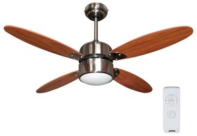 Ventilatore da soffitto Pescara marrone, D. 107 cm ZEPHIR