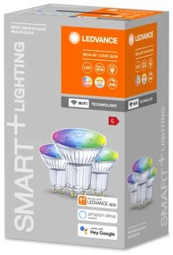 SET 3x LED RGBW Lampadina dimmerabile SMART+ GU10/4,9W/230V 2700K-6500K - Ledvance