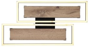 Globo 67299D1 - Plafoniera LED COLLI LED/48W/230V marrone/nero