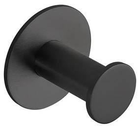 Gancio 4,5x4,5 cm acciaio inox/nero