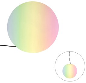 Lampada da esterno smart bianca 45 cm IP65 con WiFi A60 - Nura