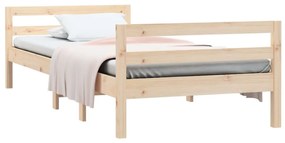 Giroletto 90x200 cm in legno massello di pino