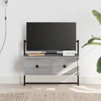 Mobile TV a Muro Grigio Sonoma 60,5x30x51 cm Legno Multistratocod mxl 130471