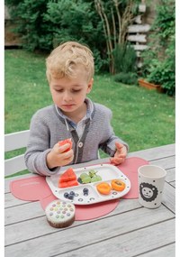 Tovaglietta in silicone rosa scuro Cloud, 49 x 27 cm - Kindsgut